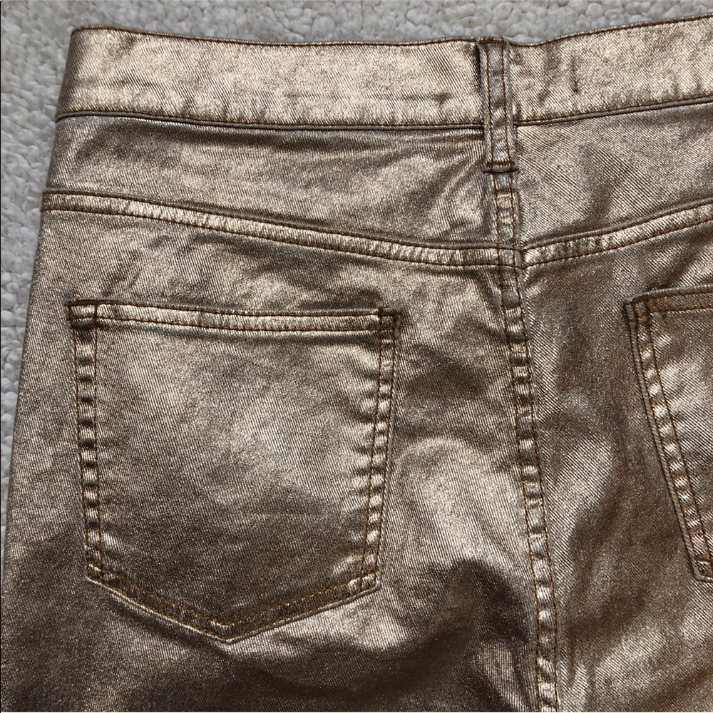 ANTHROPOLOGIE PILCRO Coated High Rise Cropped Jean - Picture 7 of 8